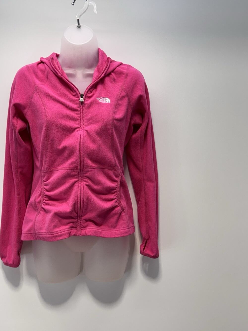 The North Face Pocket Hoodie Jacket Yoga Pilates Fleece Hot Pink Women’s Small